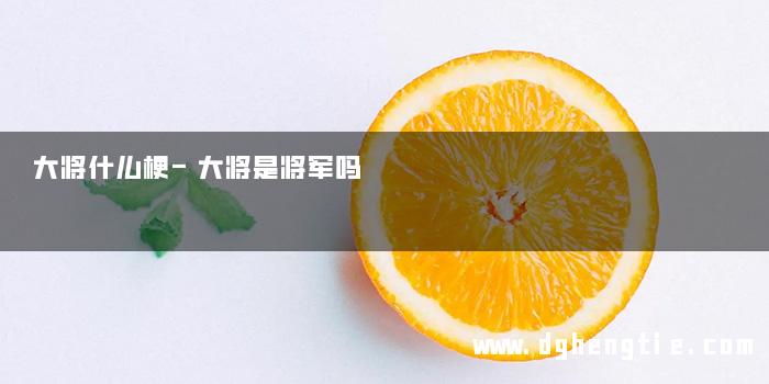 大将什么梗-大将是将军吗 